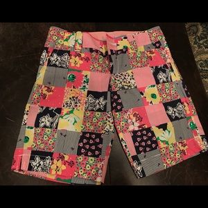 Lilly Pulitzer Patchwork Bermuda Shorts